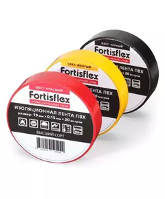 Изолента ПВХ 19х0.15x20 син. Fortisflex 71235