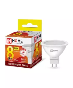 Лампа светодиодная LED-JCDR-VC 8Вт 230В GU5.3 3000К 720лм IN HOME 4690612020327