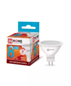 Лампа светодиодная LED-JCDR-VC 8Вт 230В GU5.3 4000К 720лм IN HOME 4690612020334