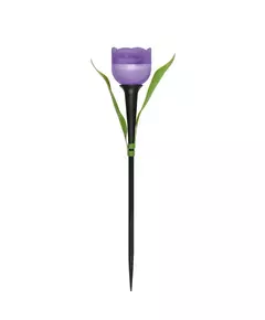 Светильник садовый USL-C-453/PT305 "Лиловый тюльпан" PURPLE TULIP IP44 солнечная батарея Uniel UL-00004278