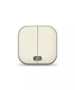 Выключатель 2-кл. 1п ОП 10А IP20 с подсветкой сл. кость IONICH 1426