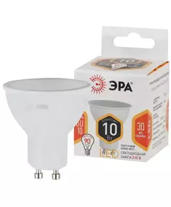 Лампа светодиодная MR16-10W-827-GU10 800лм ЭРА Б0032997