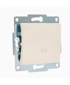 Механизм выключателя промежуточного 1-кл. 2п СП Karina 10А IP20 крем. LEZARD 707-0388-107