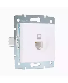 Механизм розетки компьютерн. 1-м СП KARINA RJ45 бел. LEZARD 707-0288-139