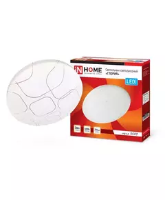 Светильник светодиодный DECO ГЛОРИЯ 36Вт 230В 4000К 2340лм 350мм IN HOME 4690612025100