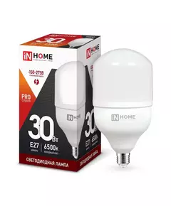 Лампа светодиодная LED-HP-PRO 30Вт 230В 6500К E27 2700лм IN HOME 4690612031088