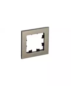 Рамка 1-м AtlasDesign Nature металл латунь SchE ATN312201