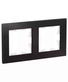 Рамка 2-м AtlasDesign Nature металл оникс SchE ATN312302