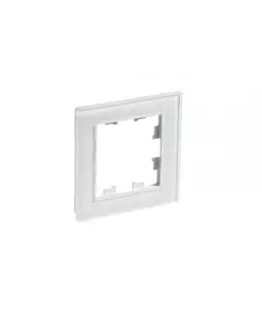 Рамка 1-м AtlasDesign Nature стекло бел. SchE ATN320101