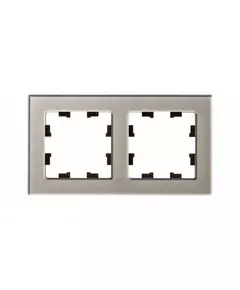 Рамка 2-м AtlasDesign Nature стекло шампань SchE ATN320502