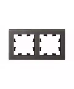 Рамка 2-м AtlasDesign Nature стекло мокко SchE ATN320602