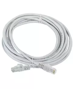 Патч-корд кат.5е UTP 5м сер. GENERICA ITK PC01-C5EU-5M-G