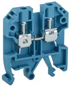 Клемма винтовая КВИ-4кв.мм синяя IEK YZN30-004-K07