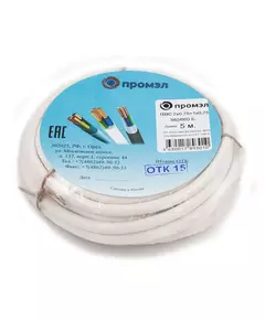 Провод ПВС 3х0.75 Б (бухта 5м) (шт) Промэл 13321560