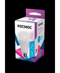 Лампа светодиодная A65 25Вт 6500К E27 220В КОСМОС LkecLED25wA65E2765