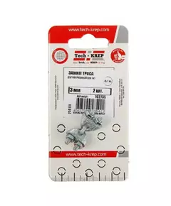 Зажим для каната 3мм DIN 741 (уп.2шт) Tech-Krep 102735