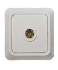 Розетка TV ОП Bolleto 7027 16А IP20 бел. ASD / IN HOME 4680005959815
