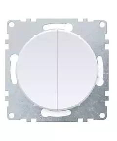 Механизм выключателя 2-кл. СП Florence 10А IP20 бел. 1E31501300 OneKeyElectro 2172776