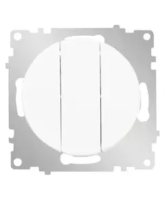 Механизм выключателя 3-кл. СП Florence 10А IP20 бел. 1E31901300 OneKeyElectro 2172780