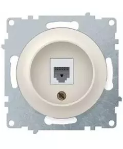 Механизм розетки комп. 1-м СП Florence 1xRJ45 кат.5e беж. 1E20701301 OneKeyElectro 2172793