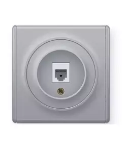 Механизм розетки комп. 1-м СП Florence 1xRJ45 кат.5e сер. 1E20701302 OneKeyElectro 2172839