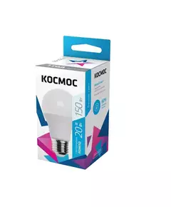 Лампа светодиодная A60 20Вт 4500К E27 220В КОСМОС LkecLED20wA60E2745