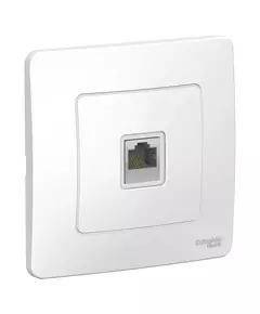 Розетка компьютерная 1-м СП BLANCA RJ45 кат.5e бел. SchE BLNIS045001