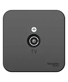 Коннектор TV ОП BLANCA изол. пласт. антрацит SchE BLNTA000016