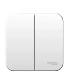 Выключатель 2-кл. ОП Blanca 10А IP20 (сх. 5) 250В с изолир. пластиной бел. SchE BLNVA105011