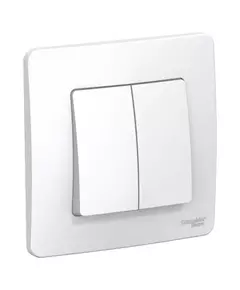 Выключатель 2-кл. СП Blanca 10А IP20 (сх. 5) 250В бел. SchE BLNVS010501