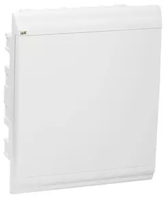 Бокс ЩРВ-П-24 мод. встраив. пластик IP41 PRIME бел. дверь IEK MKP82-V-24-WD-41-10