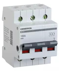 Выключатель нагрузки (мини-рубильник) 3п ВН-32 100А GENERICA IEK MNV15-3-100
