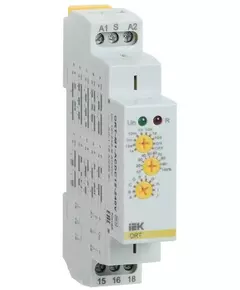 Реле времени многофункц. ORT 1 контакт 12-240В AC/DC IEK ORT-M1-ACDC12-240V
