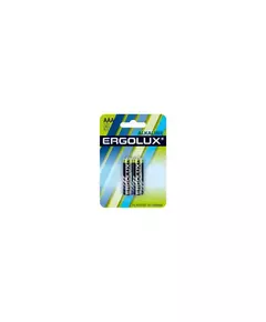 Элемент питания алкалиновый LR03 BL-2 1.5В Alkaline (блист.2шт) Ergolux 11743