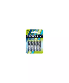 Элемент питания алкалиновый LR6 BL-4 LR6 BL-4 1.5В Alkaline (блист.4шт) Ergolux 11748