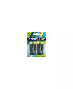 Элемент питания алкалиновый LR20 BL-2 LR20 BL-2 1.5В Alkaline (блист.2шт) Ergolux 11752