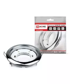 Светильник светодиодный GX53R-standard RC GX53 230В встраив. точечный метал. хром. IN HOME 4690612008424