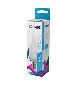 Лампа светодиодная CW 8.5Вт 220В E14 4500К Космос LkecLED8.5wCWE1445