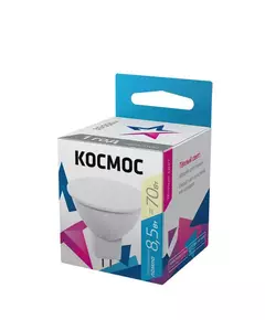 Лампа светодиодная JCDR 8.5Вт 220В GU5.3 3000К Космос LkecLED8.5wJCDRC30