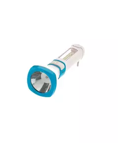 Фонарь светодиодный аккум. 3W LED 2 режима бок. панель COB 2Вт с зарядным устройством переходник для глубоких розеток в компл. КОСМОС KOCAc7023WLED