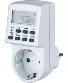 Таймер 61 555 NTR-E-S01-WH розет. электрон. Navigator 61555