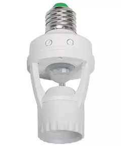 Датчик движения ДД 045 E27 60Вт угол обз. 360град. 6м IP20 бел. IEK LDD10-045-60-001