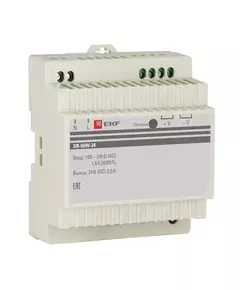 Блок питания 24В DR-60W-24 EKF dr-60w-24