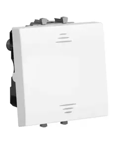 Выключатель модульный 1-кл. 2мод. Avanti "Белое облако" 16А IP20 бел. DKC 4400102