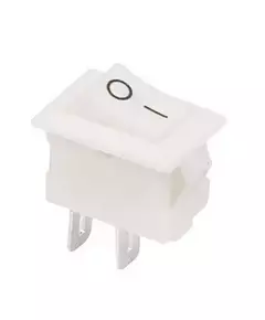 Выключатель клавишный 250В 3А (2с) ON-OFF бел. Micro (RWB-101) Rexant 36-2012