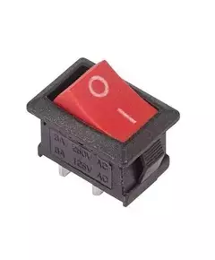 Выключатель клавишный 250В 6А (2с) ON-OFF красн. Mini (RWB-201 SC-768) Rexant 36-2111