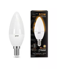Лампа светодиодная Black Candle E14 9.5Вт 3000К Gauss 103101110