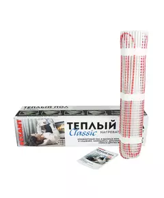 Комплект "Теплый пол" (мат) Classic RNX-6.0-900 (S 6.0кв.м (0.5х12.0м)) 900Вт двужил. с экраном Rexant 51-0510-2