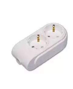 Колодка удлинителя 2-м с заземл. защ. шторки Makel N2210000