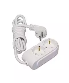 Удлинитель 2х2м с заземл. 16А защ. шторки Makel N2210033